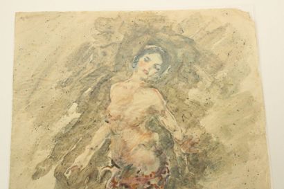 Luis BONNIN MARTIN (1873-1964)
La danseuse,...