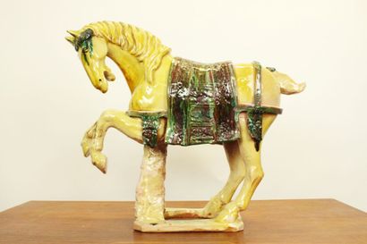 DONATIEN (1887-1955)
Horse in glazed ceramic...