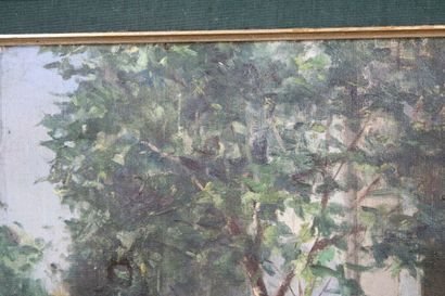 Auguste Michel NOBILLET (1850-1914) Cour...