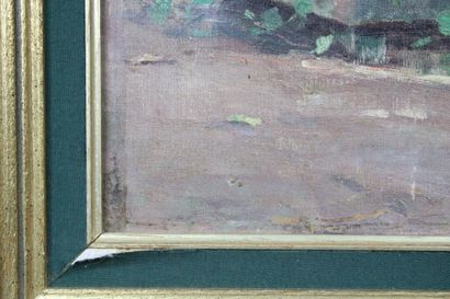Auguste Michel NOBILLET (1850-1914) Cour...