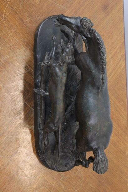 Jules MOIGNIEZ (1835-1894)
Cheval et chien...
