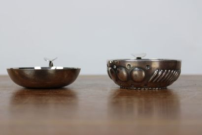 Tastevin en argent, poinçon tête de Minerve...