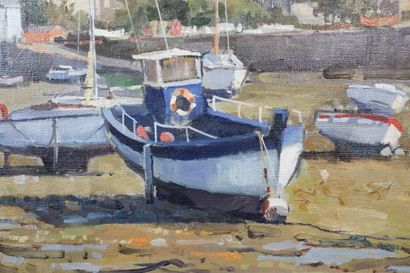 Jean-Pierre LEBRAS (1937-2017) 
Marée basse,...