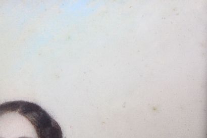 Ecole Française du XIXème siècle. 
Portrait...