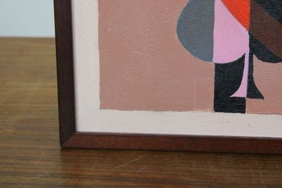 Clubs, diamonds, hearts and spades, painting...