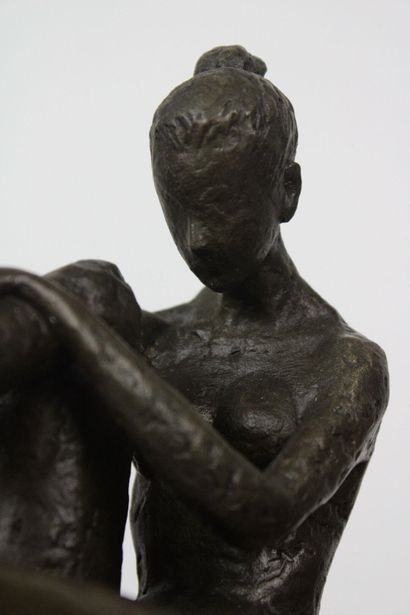 MILO (1893-1970). 
Modèle féminin à l'étirement,...