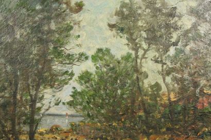 Julien CALVÉ (?-1924)
Dans la foret d'Arcachon,...