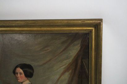 École Française du XIXe siècle. Dame à son...