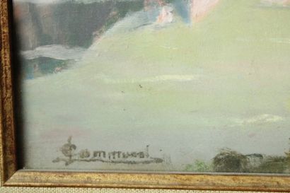 Joseph COMMUNAL (1876-1962), La montagne...