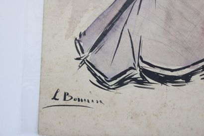 Luis BONNIN MARTIN (1873-1964)
Élégante assise,...