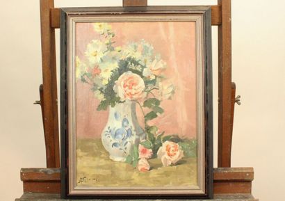Adolphe CRESPIN (1859-1944) 
Nature morte...