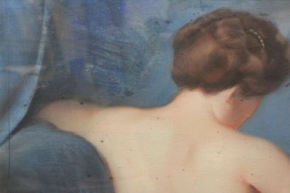 Roland CAT (1942-2016) 
Nue de dos, huile...