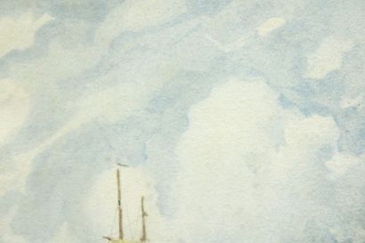 Edoardo Federico DE MARTINO (1838-1912)
Marine,...