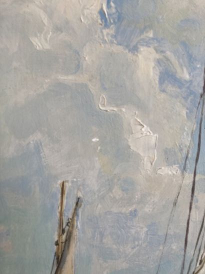 Georges LHERMITTE (1882-1967)
Marine, huile...