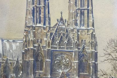 Ernst GRANER (1865-1943)
L'église votive...