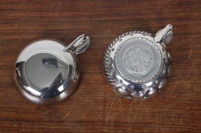 Tastevin en argent, poinçon tête de Minerve...