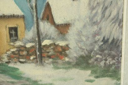 Louis CHARLOT (1878 - 1951)
Paysage de neige...