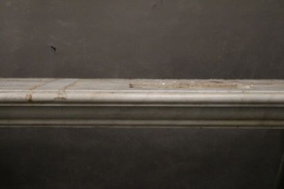 Important antique style console in carved...