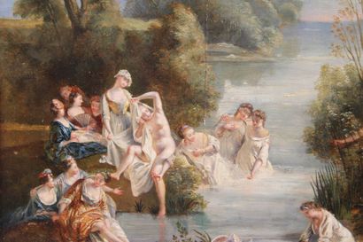 French school of the 19th century 
The Bathers...