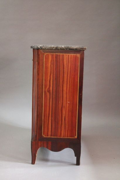 Chest of drawers decorated with satinwood...