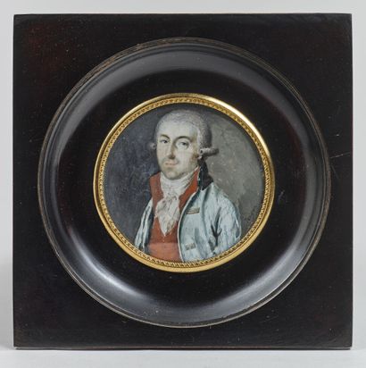 Miniature
Portrait of an aristocrat, in a...