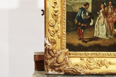 French school of the 19th century
Rendezvous...