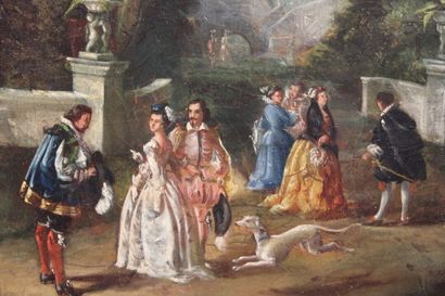 French school of the 19th century
Rendezvous...