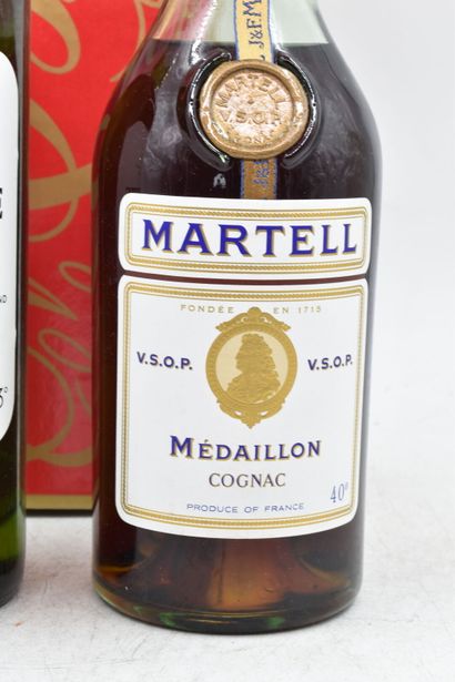 Assortiment de 2 bouteilles de spiritueux...