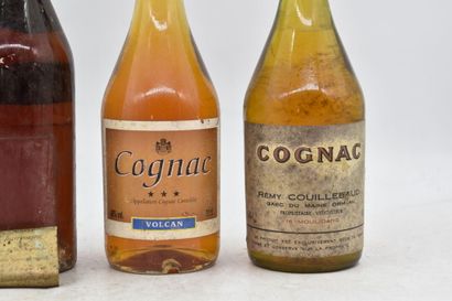 Assortiment de 4 bouteilles de spiritueux...