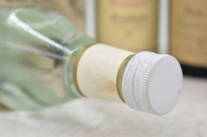 Assortiment de 7 bouteilles de spiritueux...