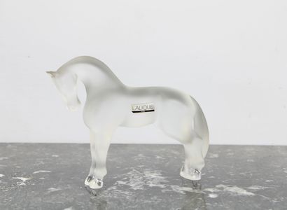 LALIQUE France.
Sujet en cristal partiellement...