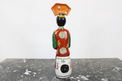 CHINE.
Impératrice, statuette en porcelaine...