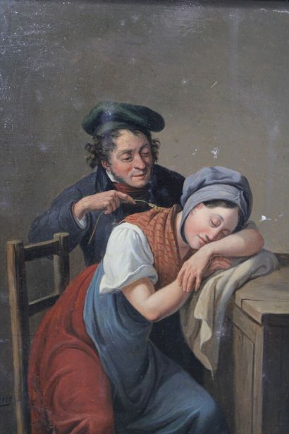 C. COENE (XIX-XX).
Pair of oils on panels...