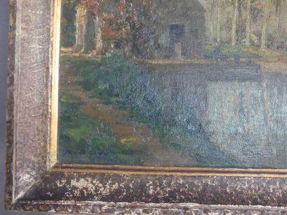 Marcel Adolphe BAIN (1878-1937). 
Landscape,...