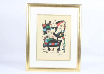 Joan MIRO (1893-1983). After.
Composition,...