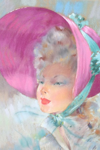 Guy SERADOUR ( 1922-2007) 
Elegant woman...