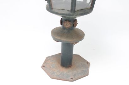 Large wrought iron lantern. Early 20th century.
Height:...