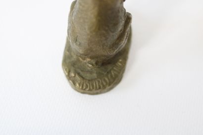 Alfred DUBUCAND (1828-1894).
Pair of bronze...