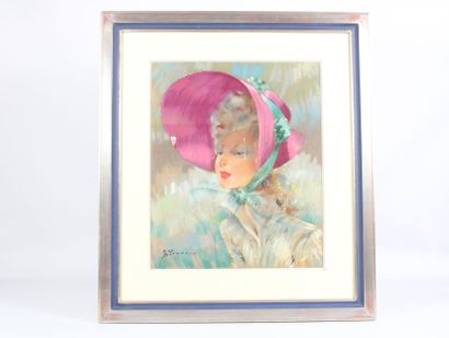 Guy SERADOUR ( 1922-2007) 
Elegant woman...