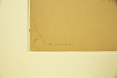Nineteenth century school.
Shipyard, pencil...