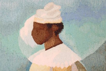Louis TOFFOLI (1907-1999) 
Father and child,...