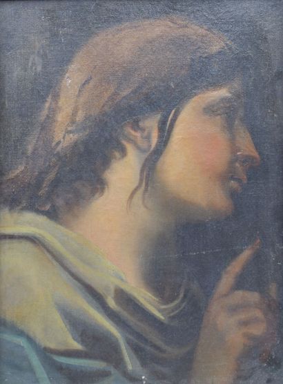 French school of the 19th century.
Portrait...