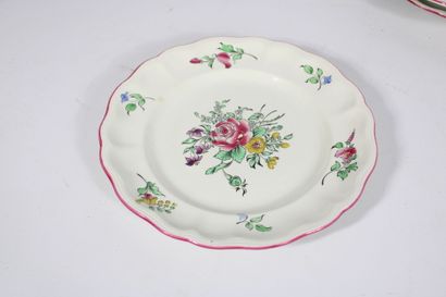 KG LUNEVILLE.
Important 44-piece glazed ceramic...