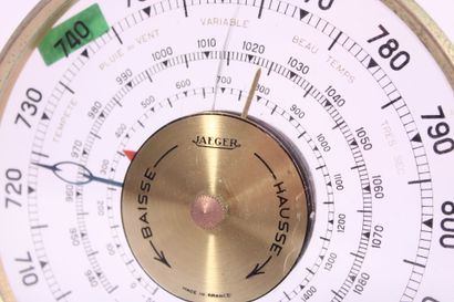 JAEGER.
Circular thermometer barometer circled...