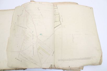 Important manuscript containing 82 hand-made...