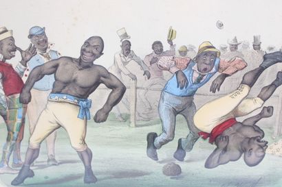 CURRIER and IVES.
Meeting of three lithographs:
-...