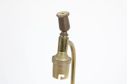 Polychrome ceramic lamp in the shape of a...