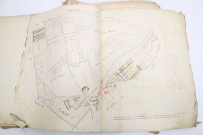 Important manuscript containing 82 hand-made...