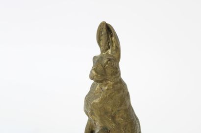 Alfred DUBUCAND (1828-1894).
Pair of bronze...