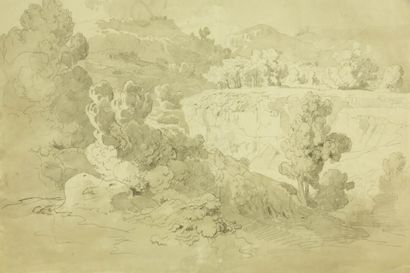 Nineteenth-century school.
Wooded landscape,...